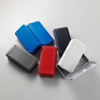 TOYO STEEL T-190 Stackable Storage Box Black