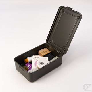 TOYO STEEL T-150 Stackable Storage Box Olive Green