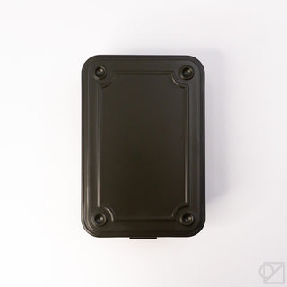 TOYO STEEL T-150 Stackable Storage Box Olive Green