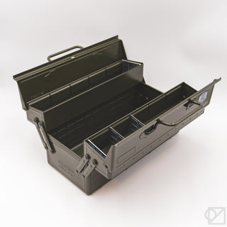 TOYO STEEL ST-350 Cantilever Toolbox Olive Green