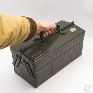 TOYO STEEL ST-350 Cantilever Toolbox Olive Green