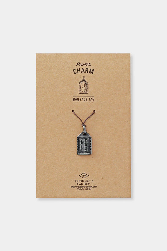 TRAVELER'S FACTORY Pewter Charm Tag