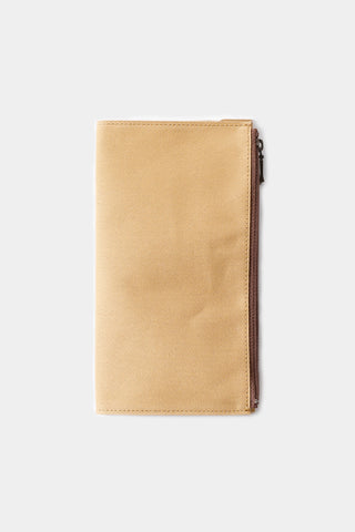 TRAVELER'S FACTORY Cotton Zipper Case Beige