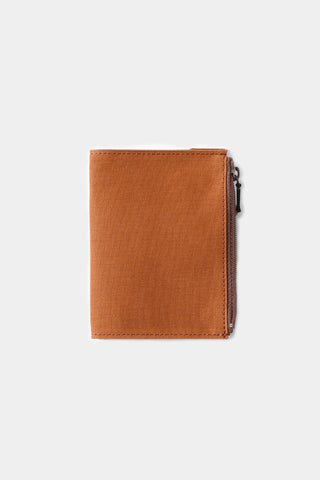 TRAVELER'S FACTORY Passport Size Cotton Zipper Case Brown