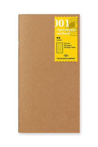 TRAVELER'S notebook 001 Lined notebook