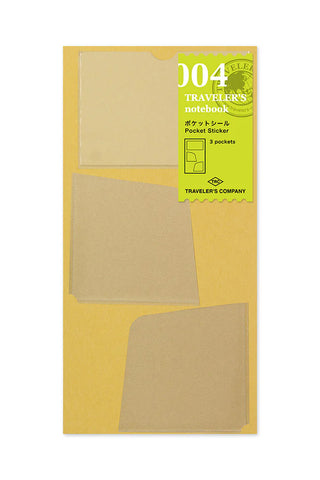 TRAVELER'S notebook 004 Pocket Stickers