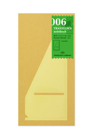 TRAVELER'S notebook 006 Large Pocket Sticker