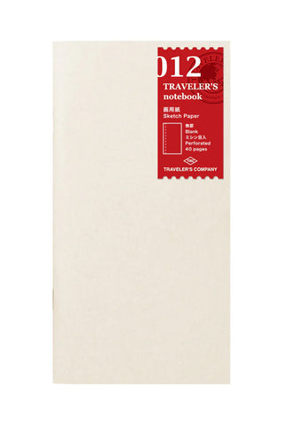 TRAVELER'S notebook 012 Sketch Paper notebook