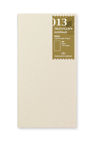 TRAVELER'S notebook 013 Lightweight Paper notebook