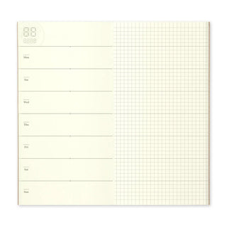 TRAVELER'S notebook 019 Open Dated Weekly +  Memo Planner