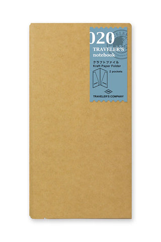 TRAVELER'S notebook 020 Kraft Paper Folder
