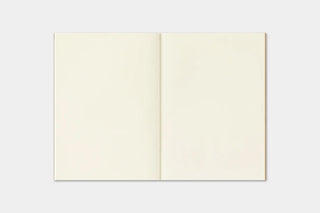 Passport monthly planner open to two blank inner pages