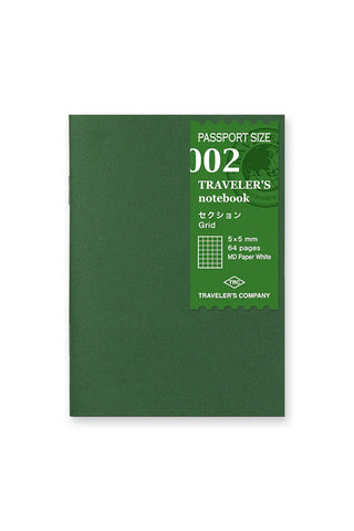 TRAVELER'S notebook Passport 002 Grid notebook