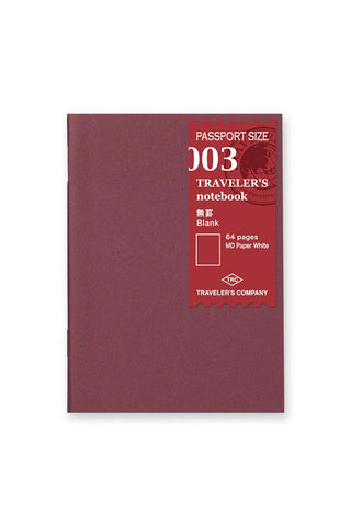 TRAVELER'S notebook Passport 003 Blank notebook