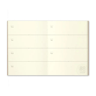 TRAVELER'S notebook Passport 007 Open Dated Weekly Planner