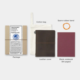 TRAVELER'S notebook Passport Brown