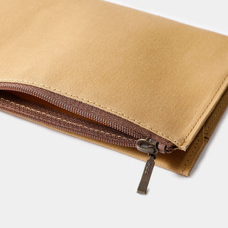 TRAVELER'S FACTORY Cotton Zipper Case Beige