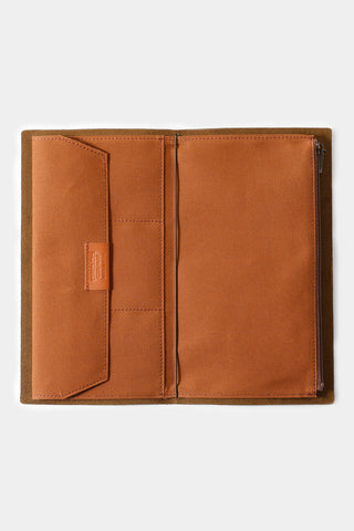 TRAVELER'S FACTORY Cotton Zipper Case Brown
