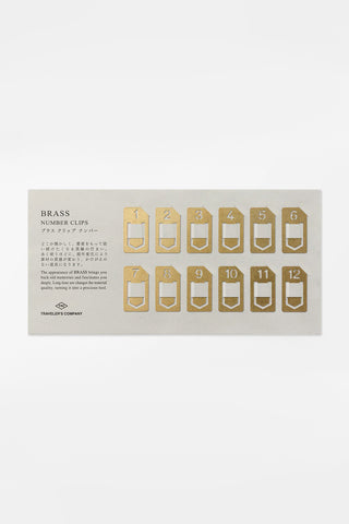 TRC BRASS PRODUCTS Number Clips