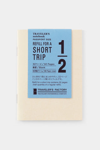 TRAVELER'S FACTORY Short Trip Cream Paper Passport Notebook