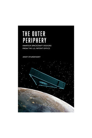 Black book cover with “The Outer Periphery” title and teal spacecraft illustration