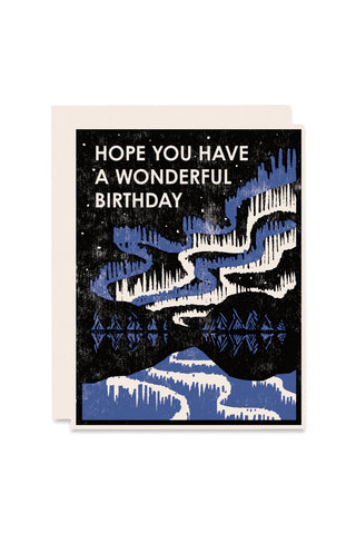 Wonderful Birthday Letterpress Card