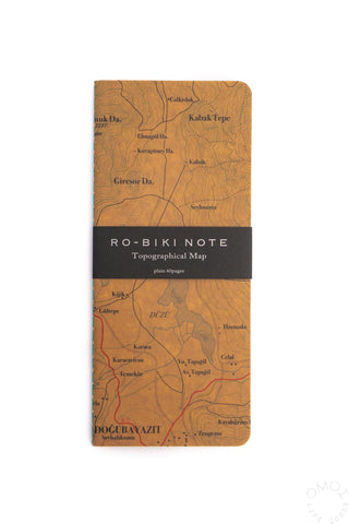 Yamamoto Paper RO-BIKI Notebook Topographical Map