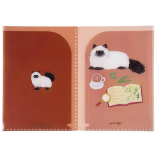 Yusuke Yonezu A5 6 Pocket File Folder Cat
