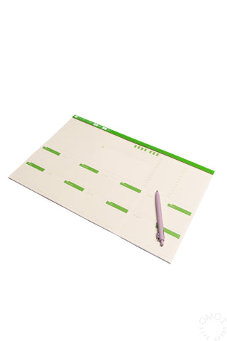 bonk Open Dated Two Week Desk Planner