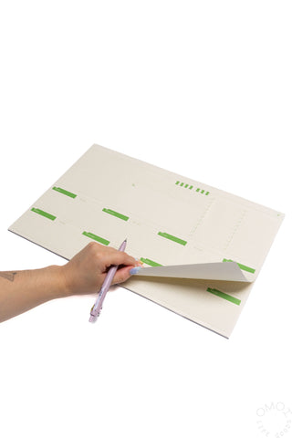 bonk Open Dated Two Week Desk Planner
