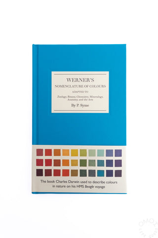 Werner's nomenclature of colours book with blue cover and color swatches
