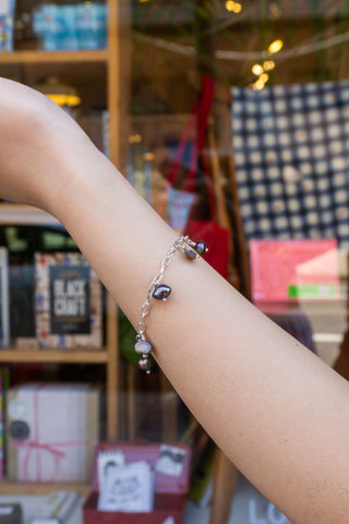 Gunli Petite Dangly Silver Plated Bracelet
