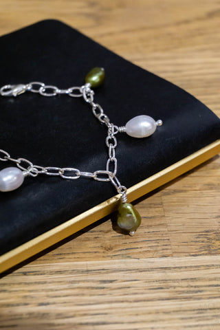 Gunli Petite Dangly Silver Plated Bracelet