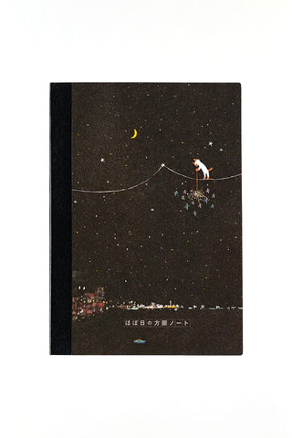Hobonichi A5 Graph Notebook Hiroko Kubota: Another Night of Falling Star Sparklers