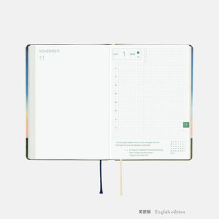 Hobonichi Techo 2027 HON A6 Hiroko Kubota Planner String Telephone Until the Moon is Full