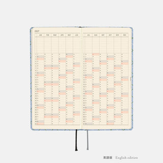 Hobonichi Techo 2027 WEEKS Shirt Fabric Planner Graph Plaid