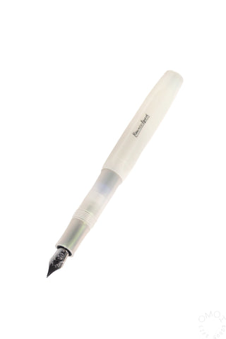 Kaweco Lunar Sport light green fountain pen with fine nib, silver clip