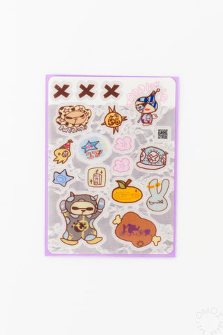 Love Letter sticker sheet on a white background