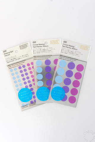 STÁLOGY 006 Washi Tape Dot Stickers Pale Shuffle