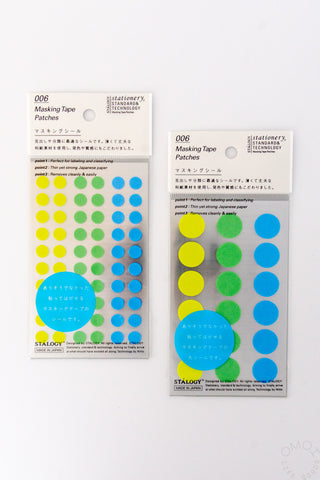 STÁLOGY 006 Washi Tape Dot Stickers Earth Shuffle