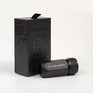 Blackwing pencil sharpener and packaging