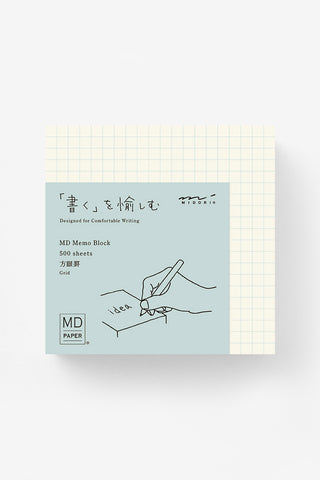 MD Block Memo Pad Grid