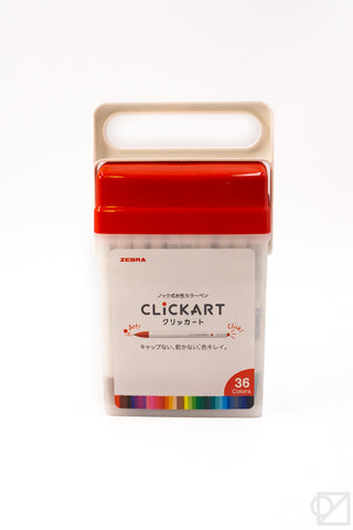 ZEBRA CLiCKART Retractable Marker Pen 36 Color Set