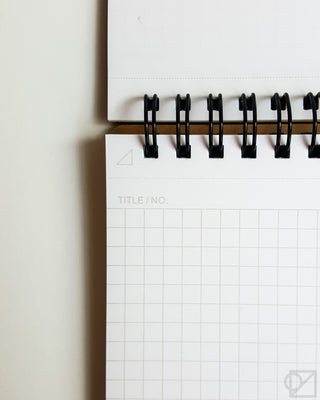 Mnemosyne Grid Spiral Notebooks