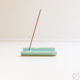 Yukari Plate Incense Burner Green