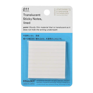 STÁLOGY 009-011 Translucent Sticky Notes 50mm