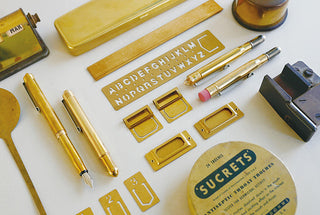 TRC BRASS PRODUCTS Template Bookmark Alphabet
